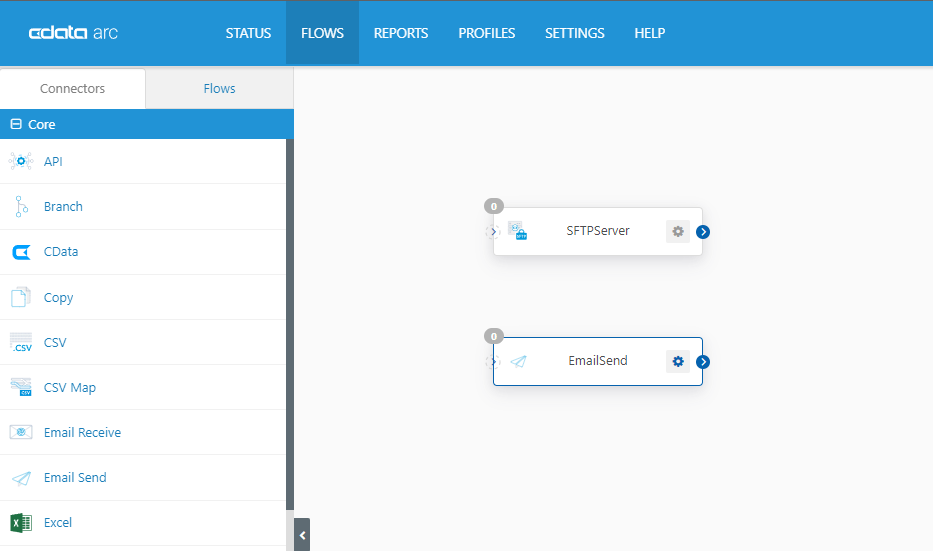 SFTP Server and Email Send